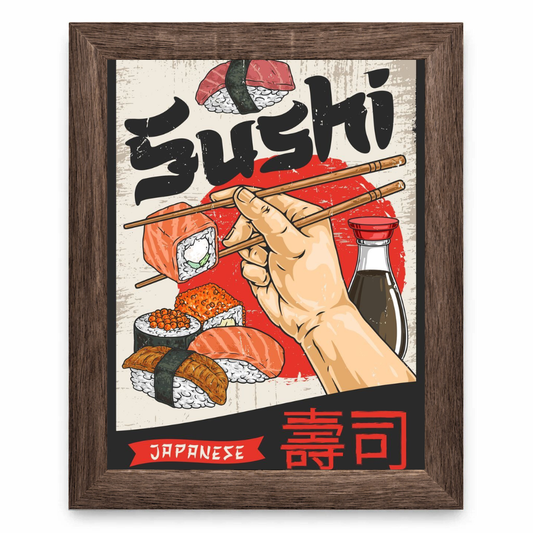 Vintage Sushi Poster