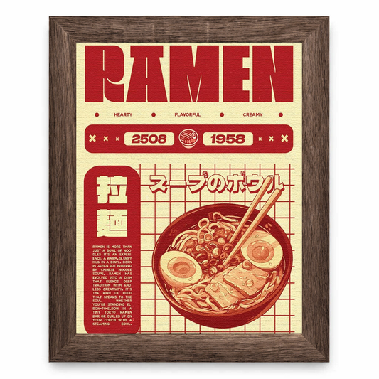 Vintage Ramen Poster