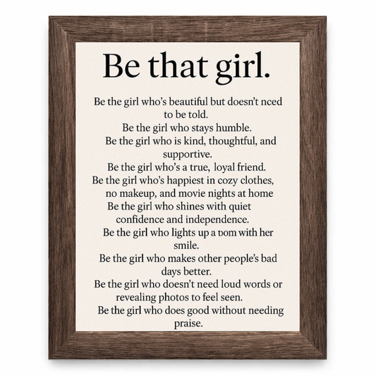 Be That Girl