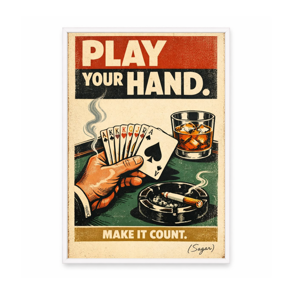Play Your Hand, Make It Count Cocktail