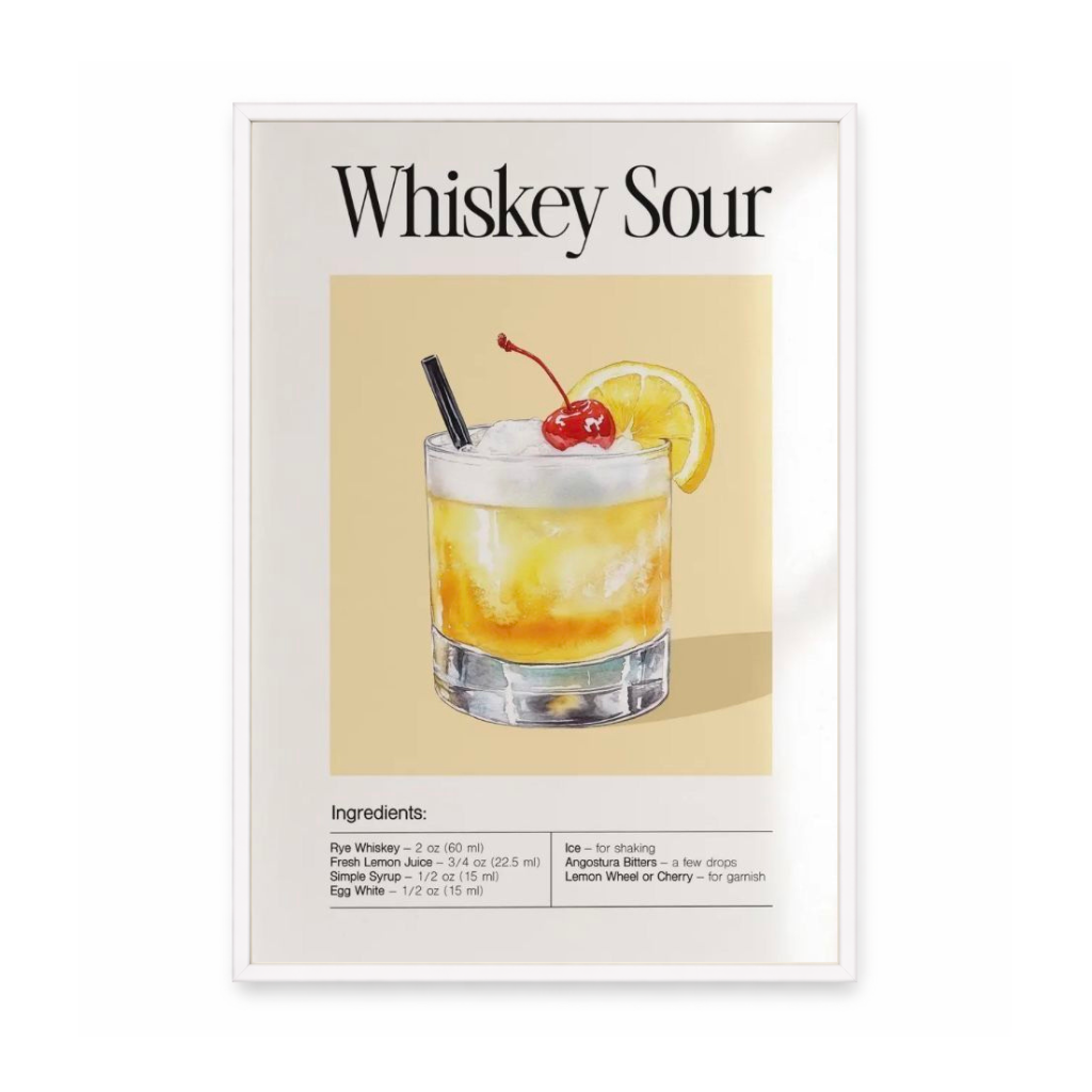 Whiskey Sour Cocktail