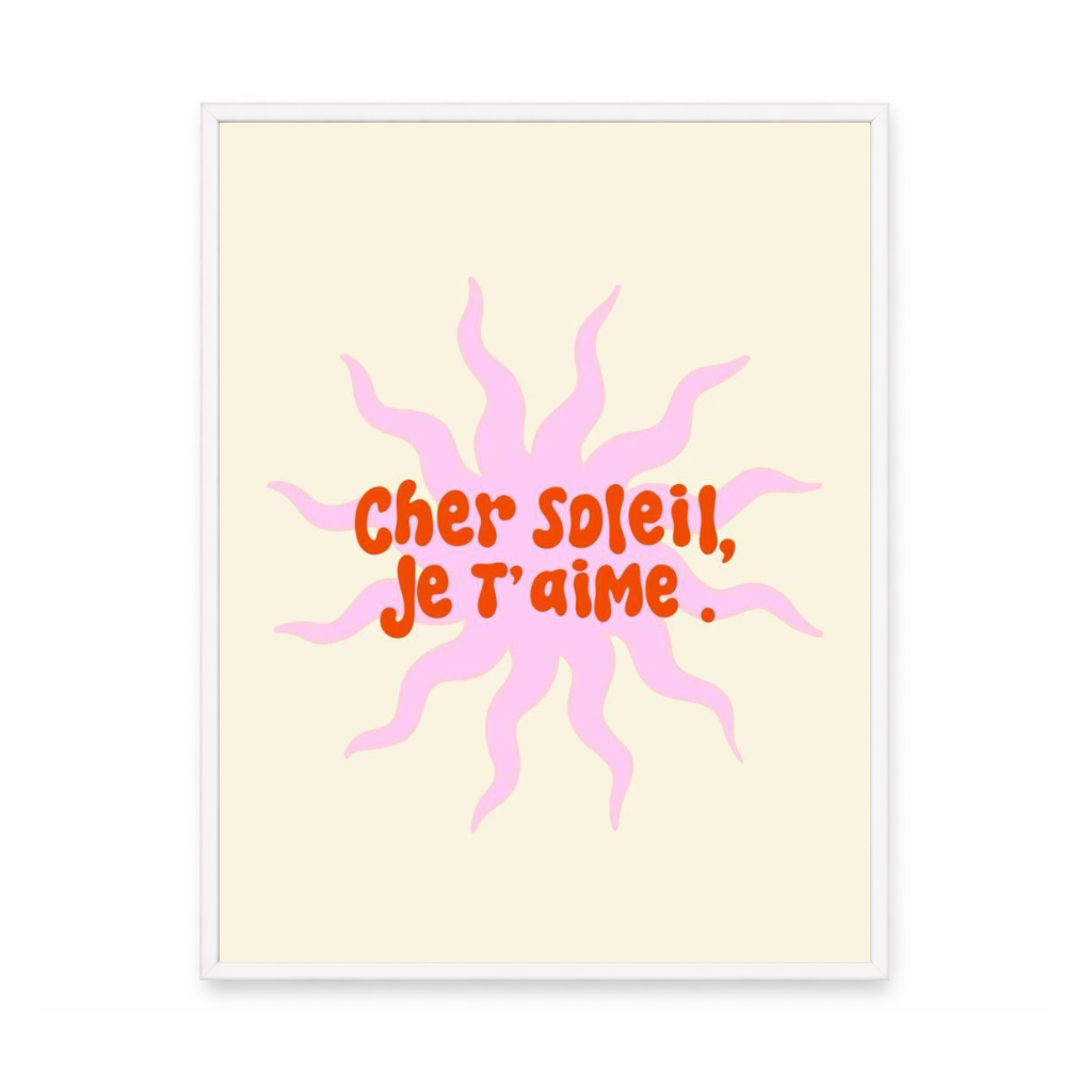Cher Soleil, Je T’aime