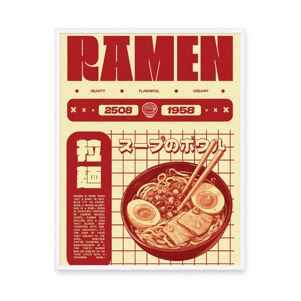 Vintage Ramen Poster