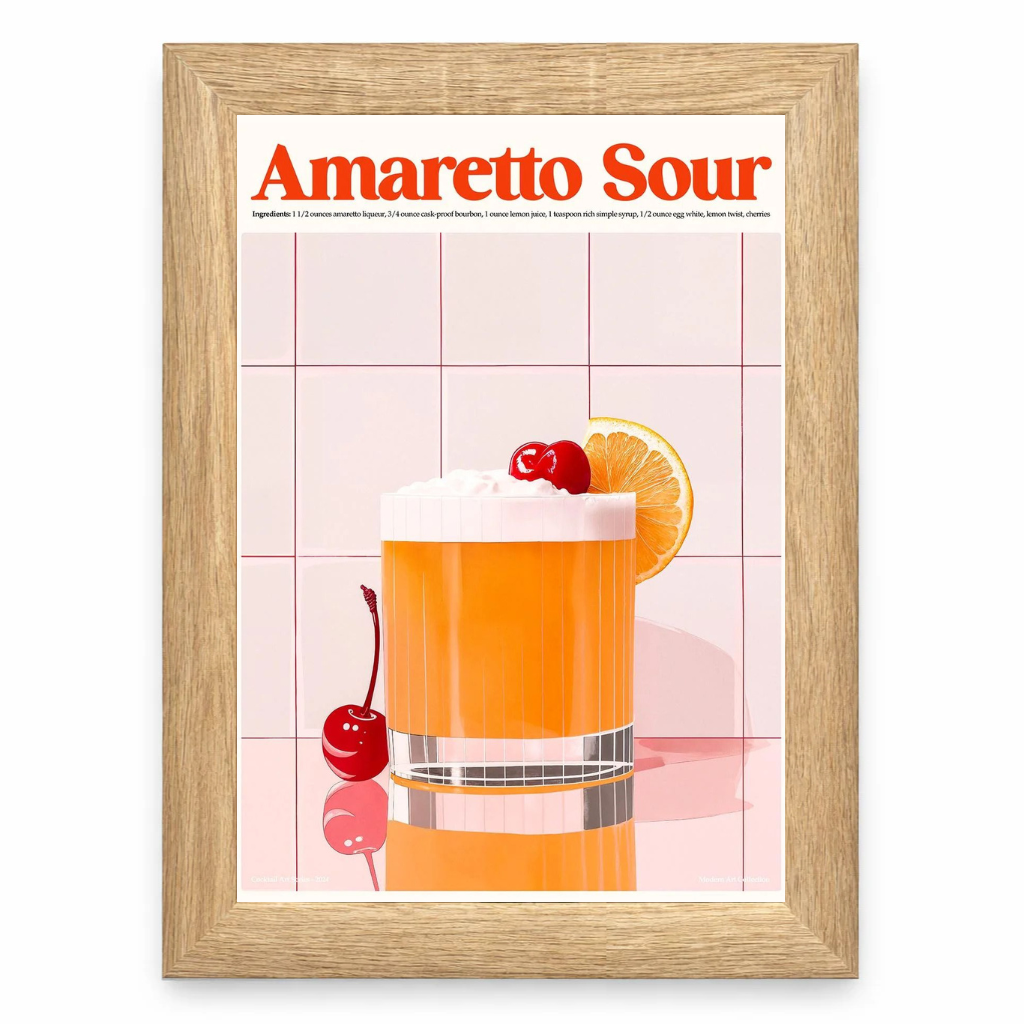 Amaretto Sour Cocktail