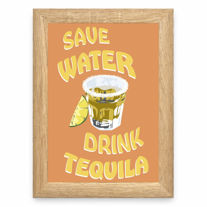 Save Water, Drink Tequila Cocktail