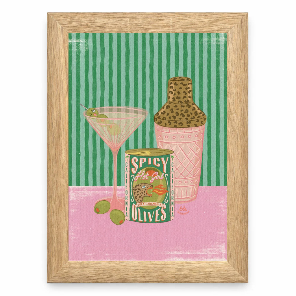 Spicy Hot Girl Olives Cocktail