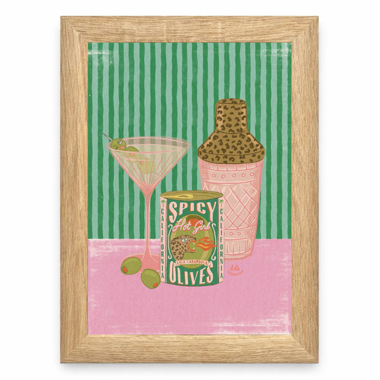 Spicy Hot Girl Olives Cocktail