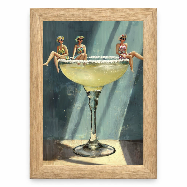 Salt-Rim Margarita Bathers Cocktail