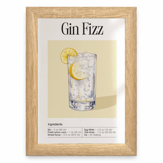 Gin Fizz Cocktail