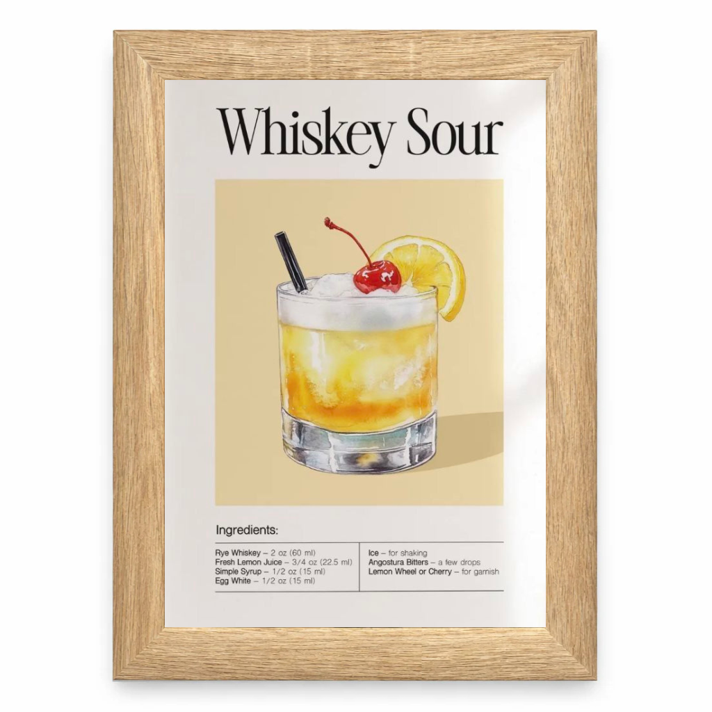 Whiskey Sour Cocktail