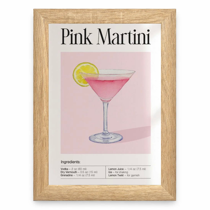 Pink Martini Cocktail