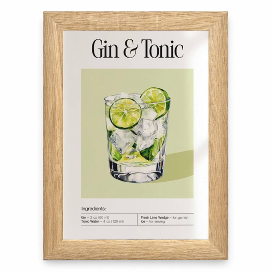 Gin & Tonic Cocktail