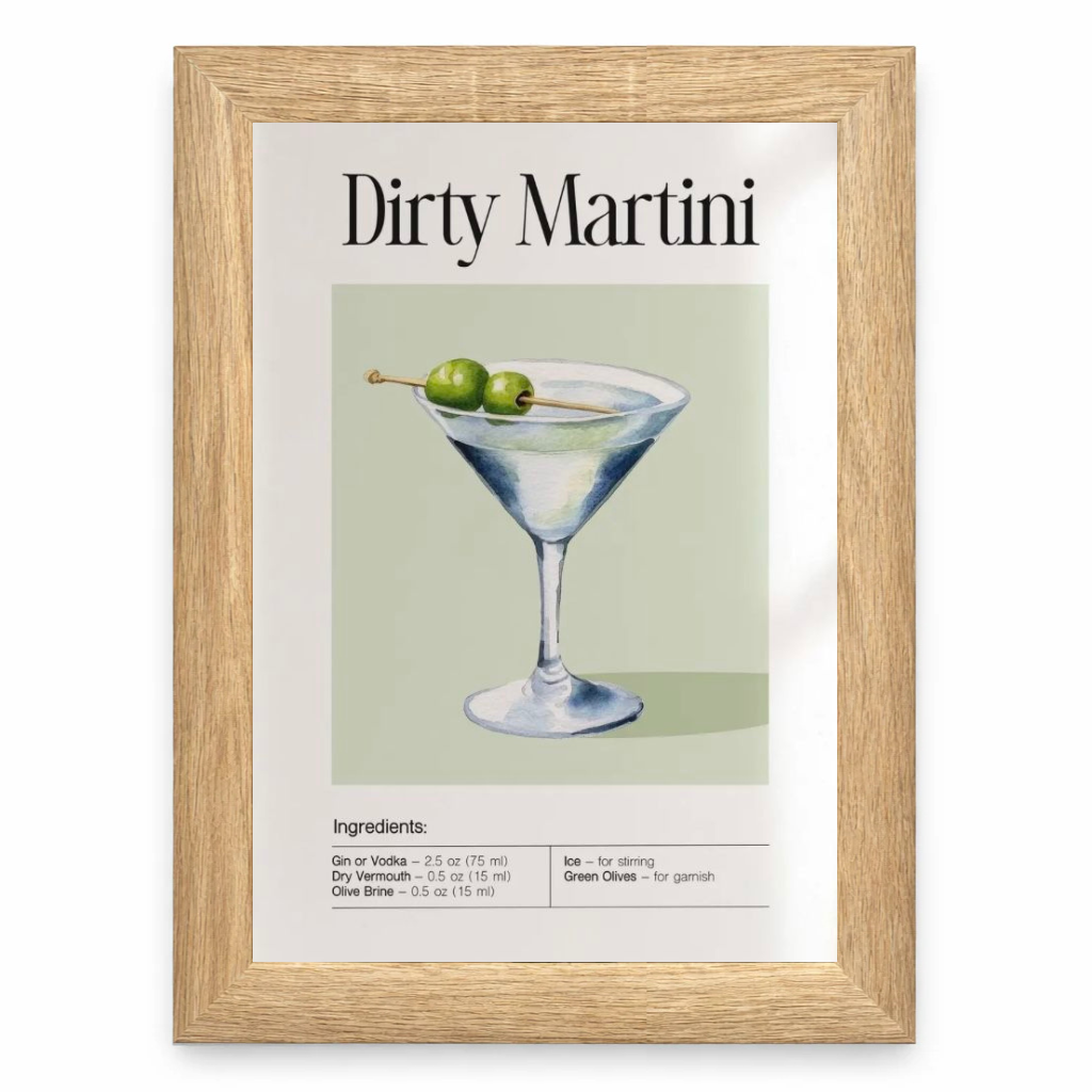 Dirty Martini Cocktail