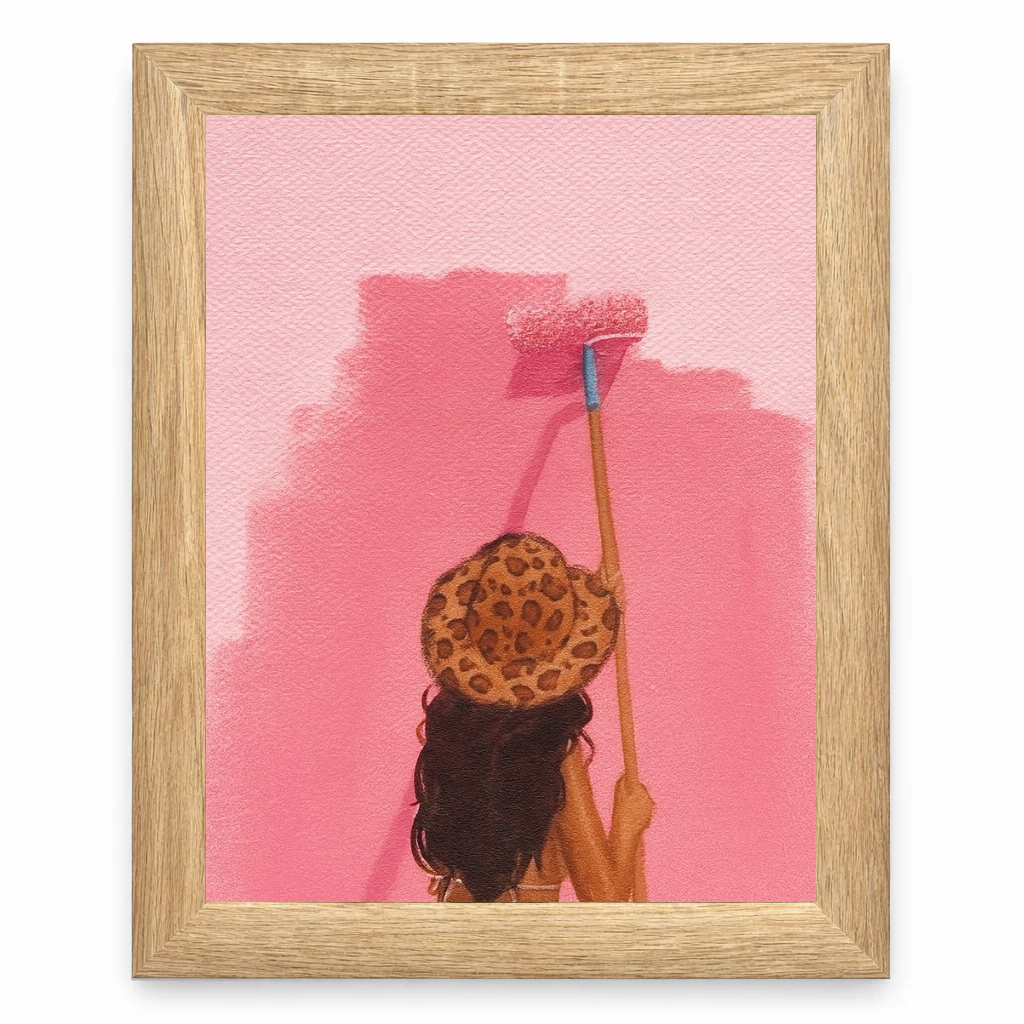 Pink Wall Girl