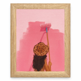Pink Wall Girl