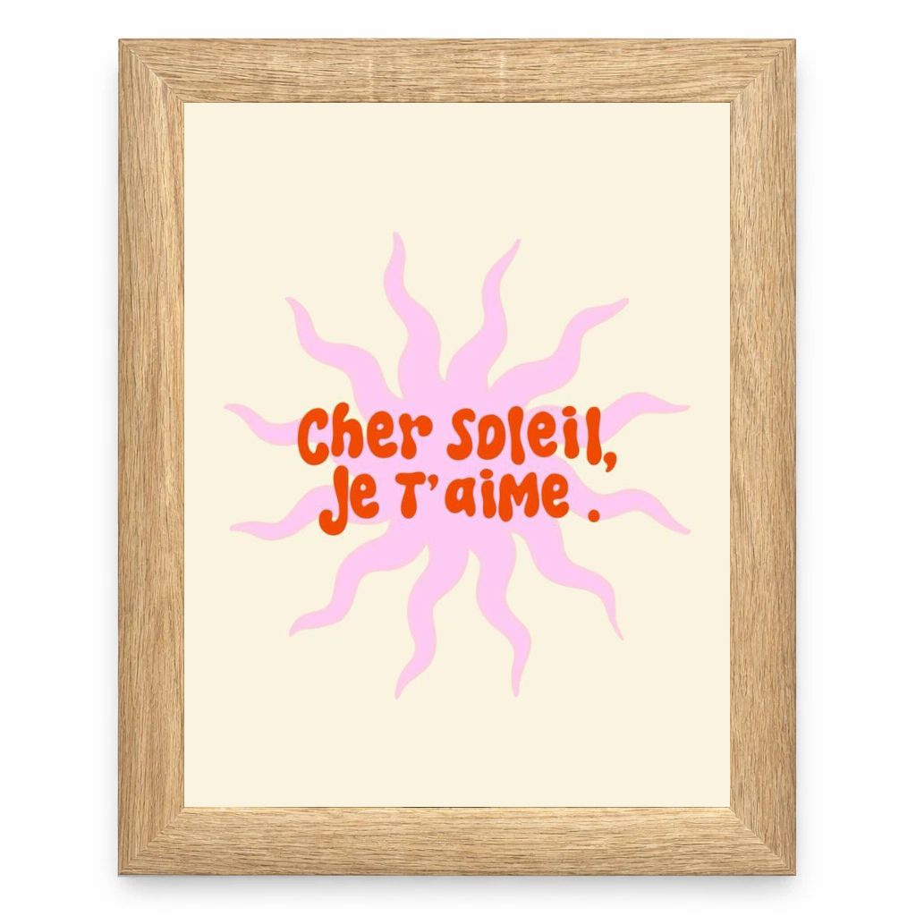 Cher Soleil, Je T’aime