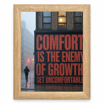 Comfort Is the Enemy of Growth