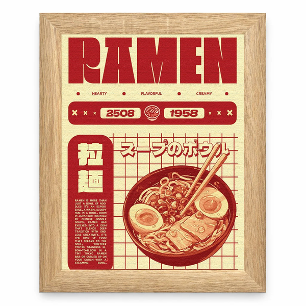 Vintage Ramen Poster
