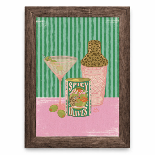 Spicy Hot Girl Olives Cocktail