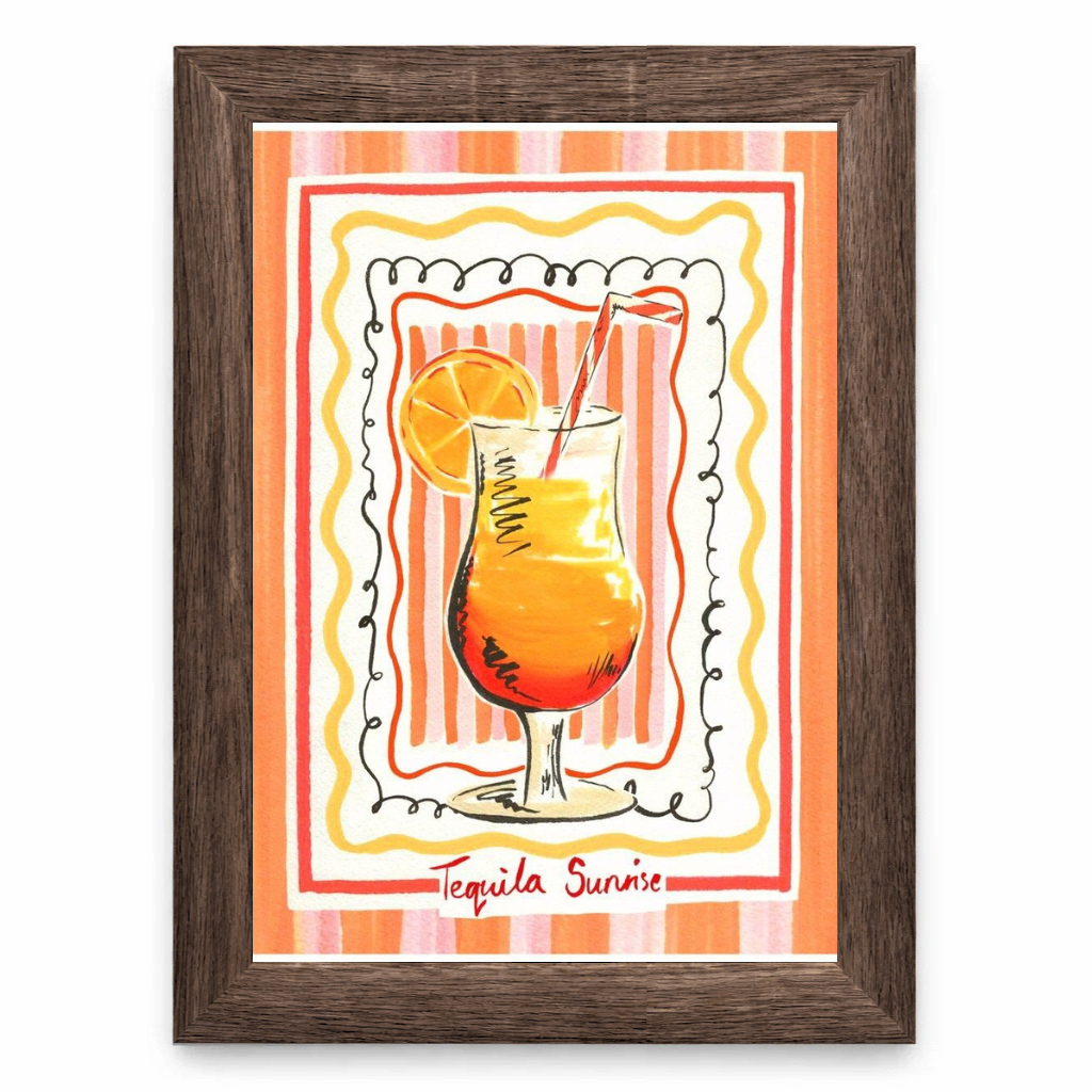 Tequila Sunrise Cocktail