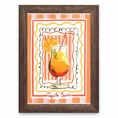 Tequila Sunrise Cocktail