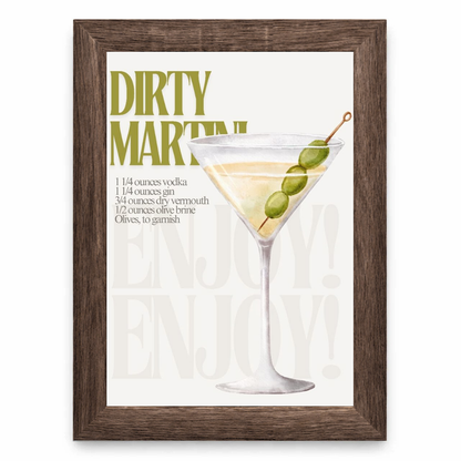 Dirty Martini Cocktail