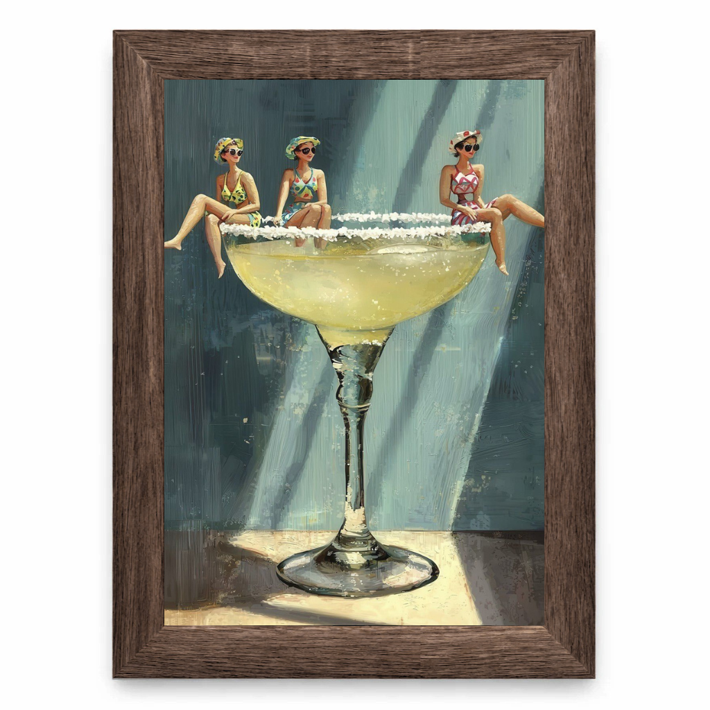 Salt-Rim Margarita Bathers Cocktail