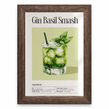 Gin Basil Smash Cocktail