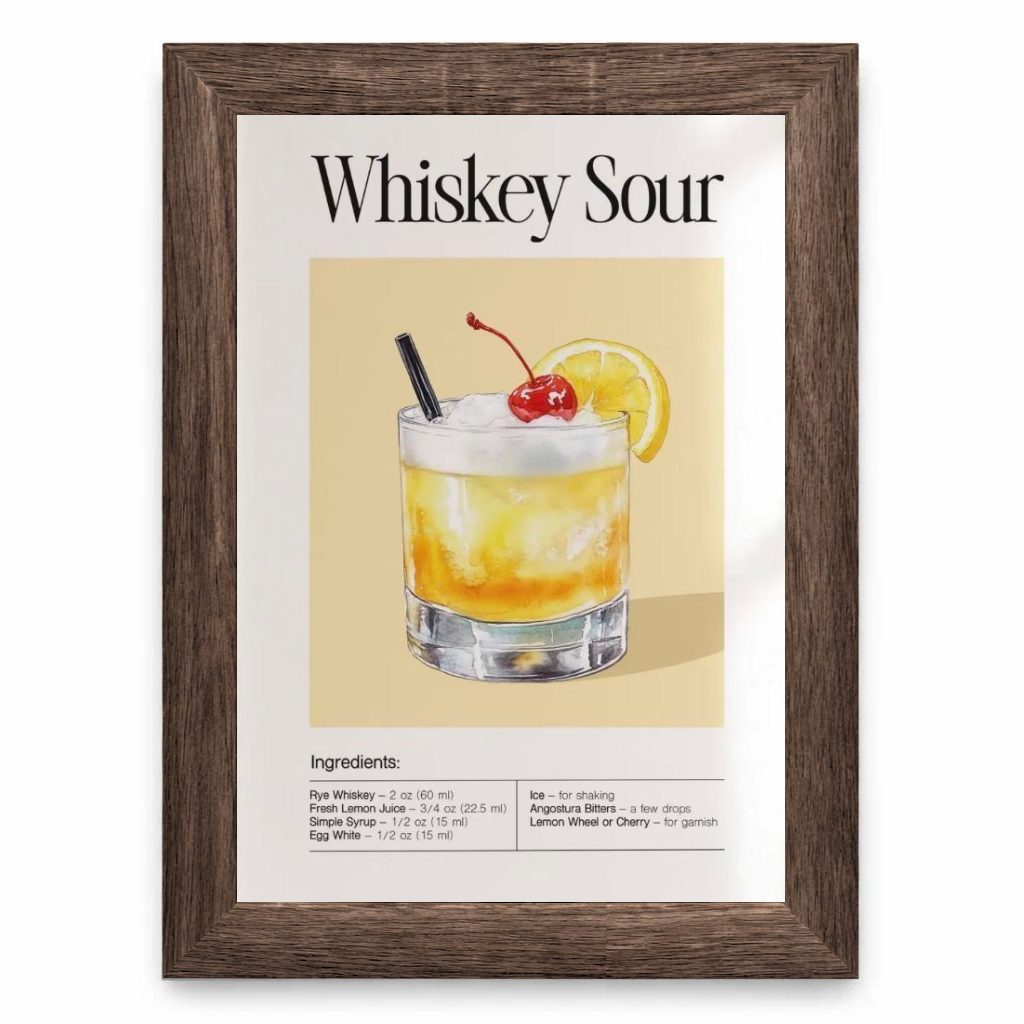 Whiskey Sour Cocktail