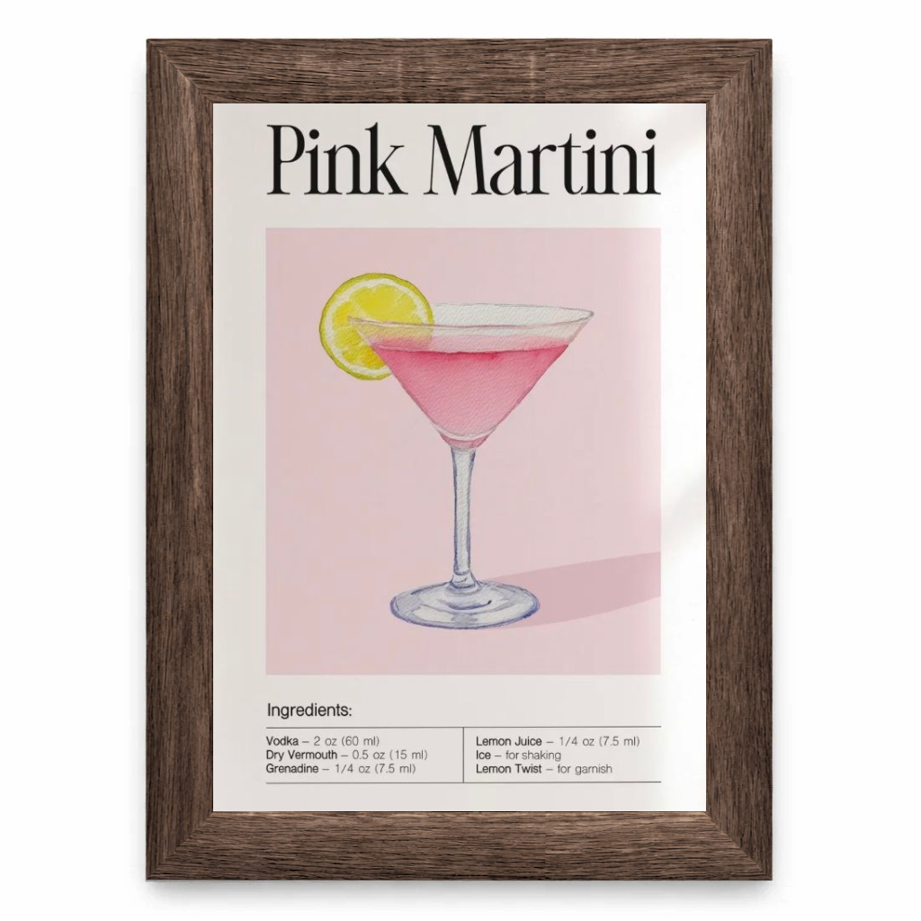 Pink Martini Cocktail