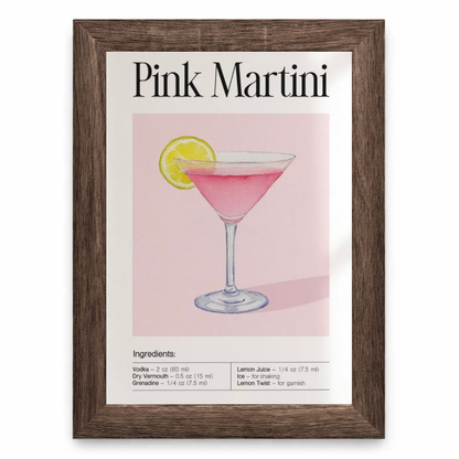 Pink Martini Cocktail