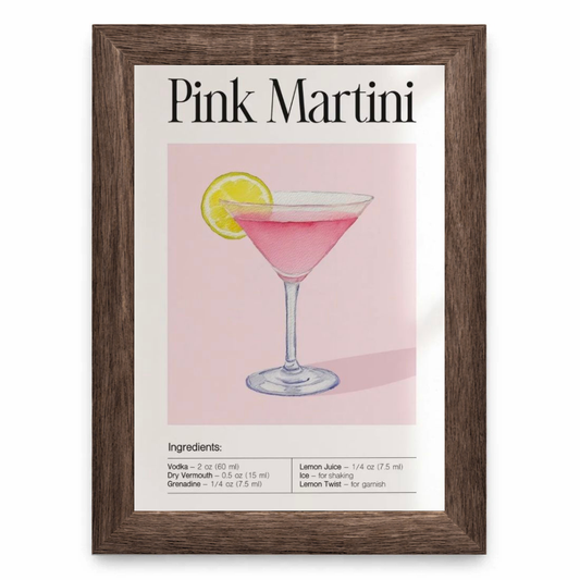Pink Martini Cocktail