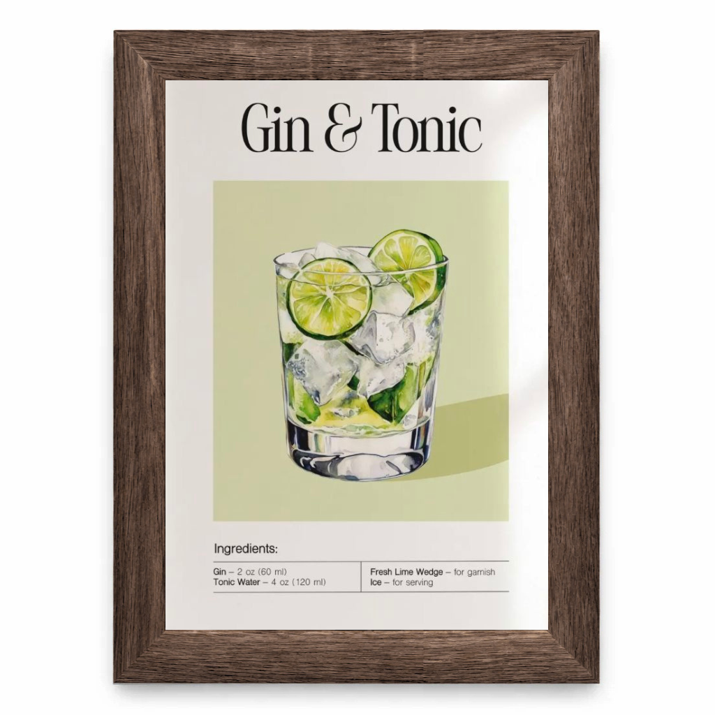 Gin & Tonic Cocktail