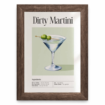 Dirty Martini Cocktail