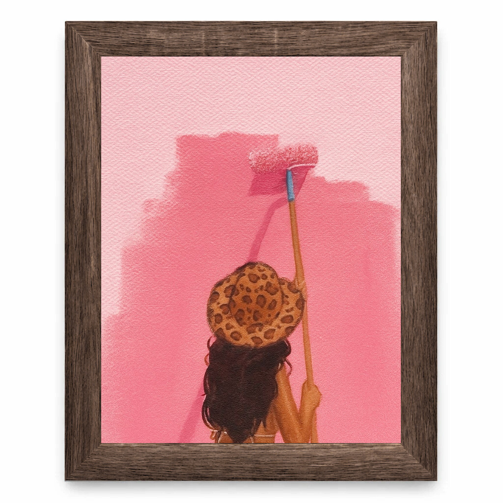 Pink Wall Girl