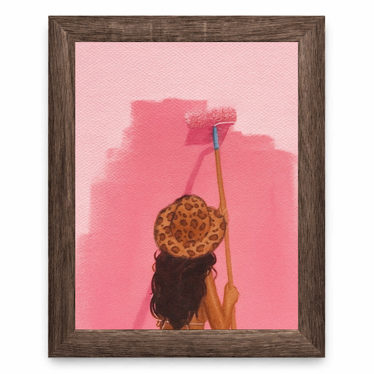 Pink Wall Girl