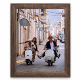 Italian Vespa Street Poster