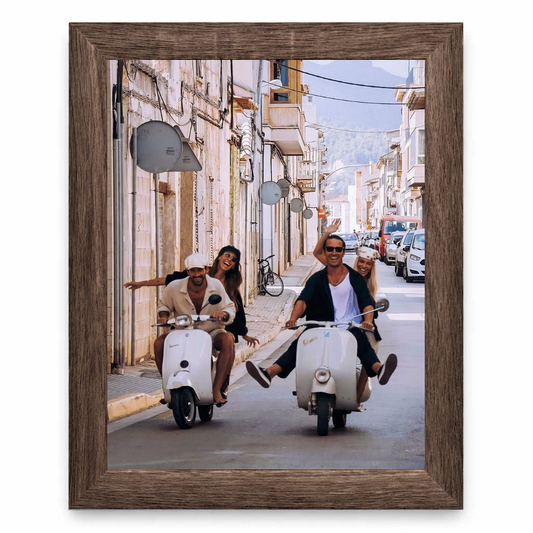 Italian Vespa Street Poster