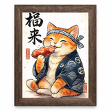 Lucky Samurai Cat