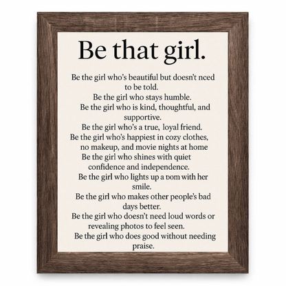 Be That Girl