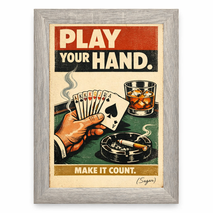 Play Your Hand, Make It Count Cocktail