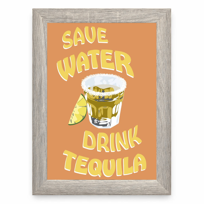 Save Water, Drink Tequila Cocktail