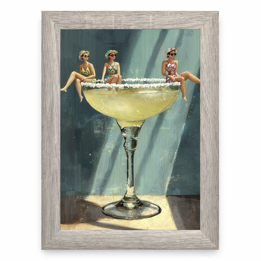 Salt-Rim Margarita Bathers Cocktail