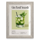 Gin Basil Smash Cocktail