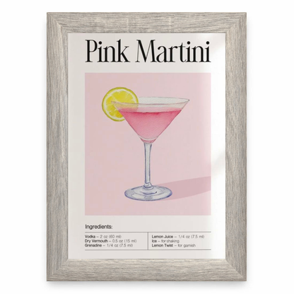 Pink Martini Cocktail