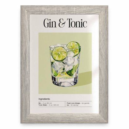 Gin & Tonic Cocktail