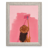 Pink Wall Girl