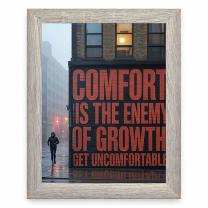 Comfort Is the Enemy of Growth