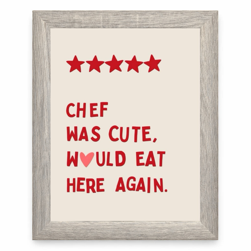Chef Was Cute