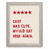 Chef Was Cute